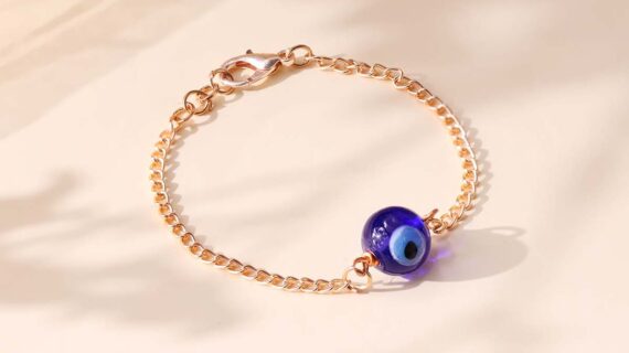 Evil Eye Single Tumble Bracelet