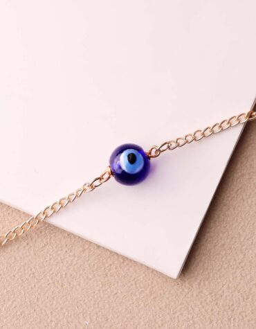 Evil Eye Single Tumble Bracelet-Shubhanjali Store