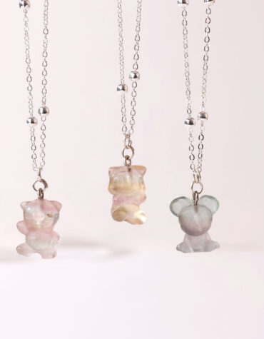 Fluorite Carvings Pendant-Shubhanjali Store