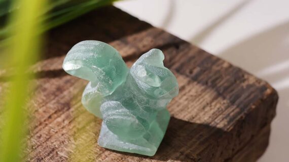 Fluorite Squirrel 1 Inch