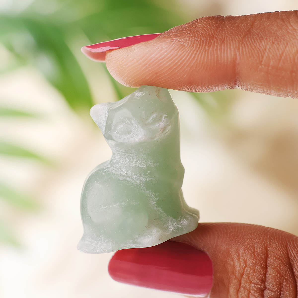 Green Aventurine Cat 1 Inch (4)
