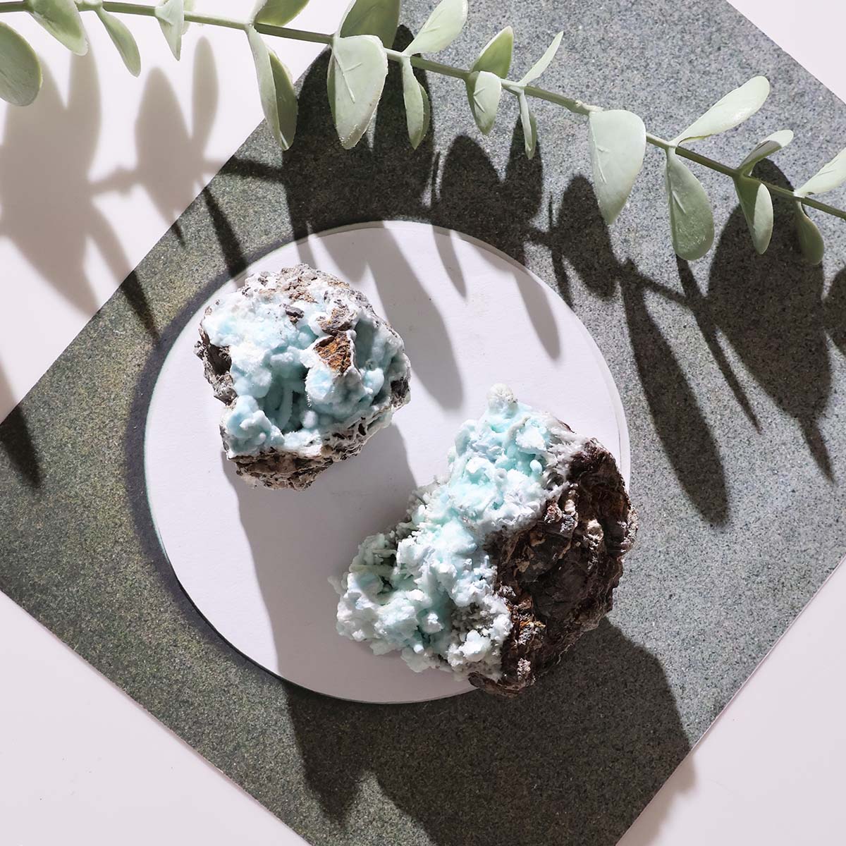 Hemimorphite Specimens Cluster (6)