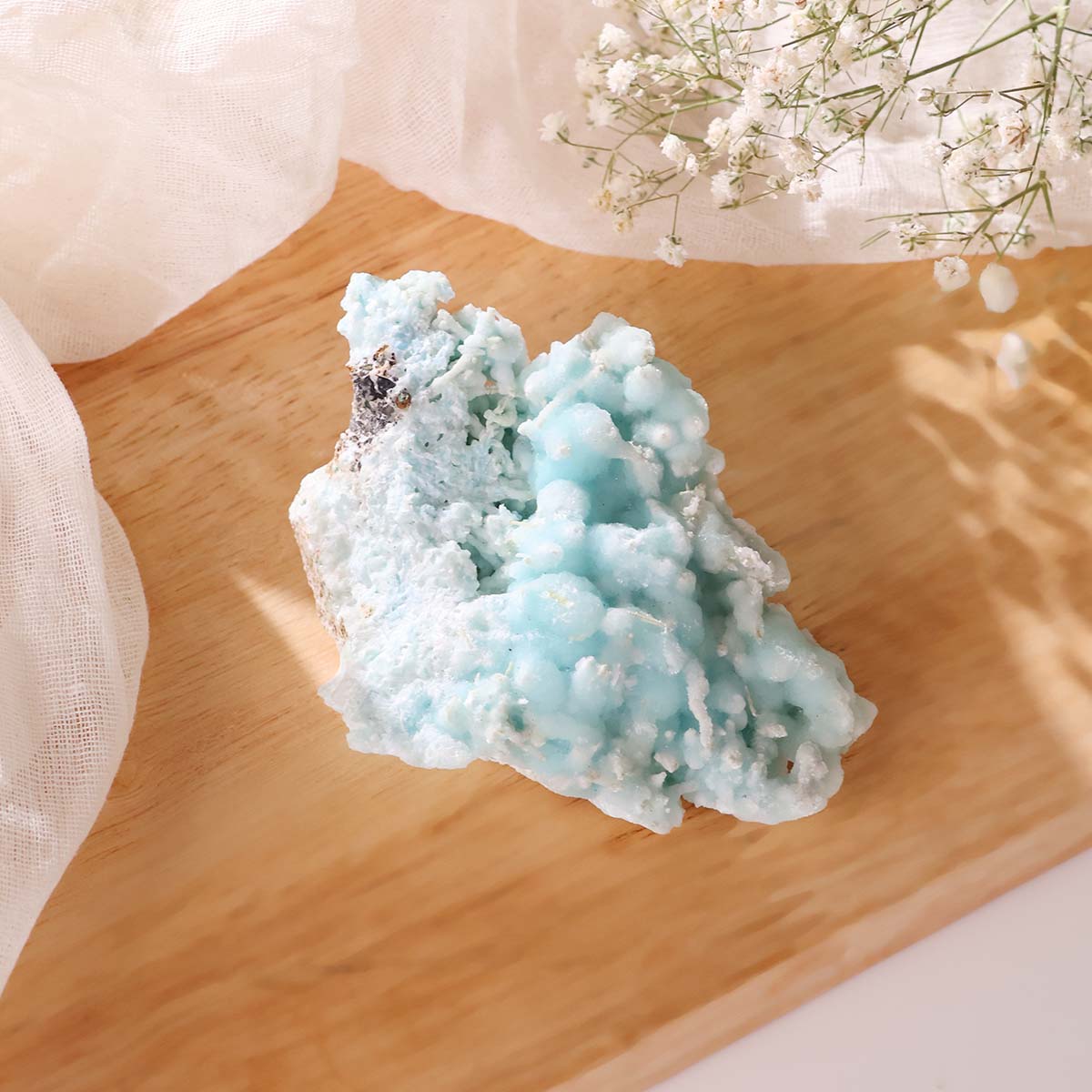 Hemimorphite Specimens Cluster (8)