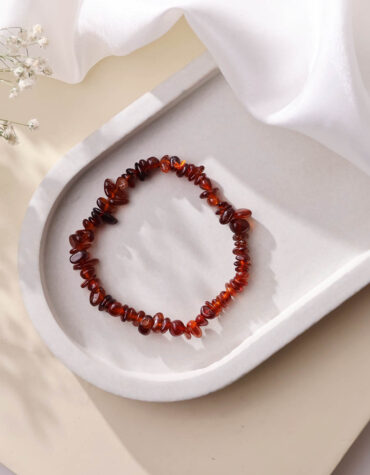 Hessonite-Chips-Beads-Bracelet-Shubhanjali-Store