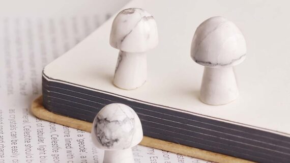 Howlite Mushroom