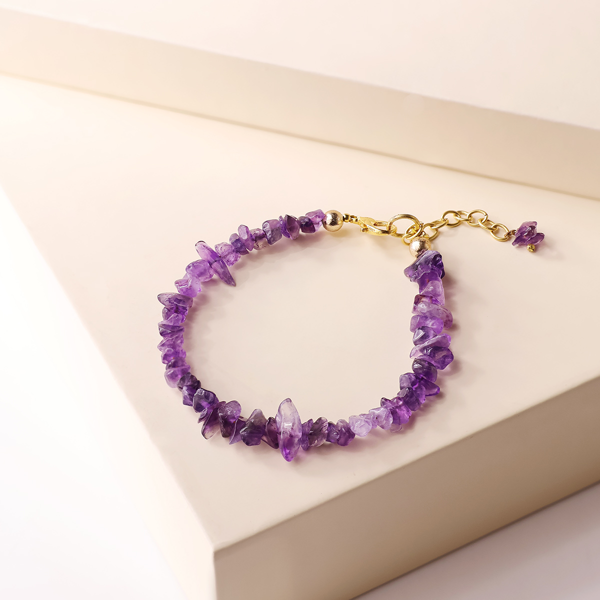 IMG_3391 amethyst chips chain bracelet