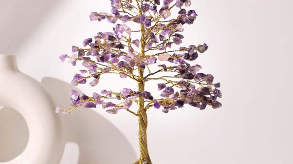 Amethyst Tree 300B On Amethyst Raw
