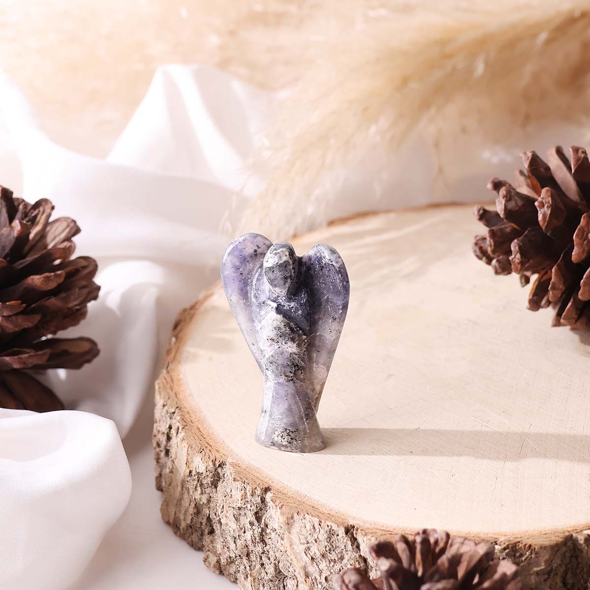 Iolite Angel 2 inch - Shubhanjali Store (12) Iolite Angel 2 inch