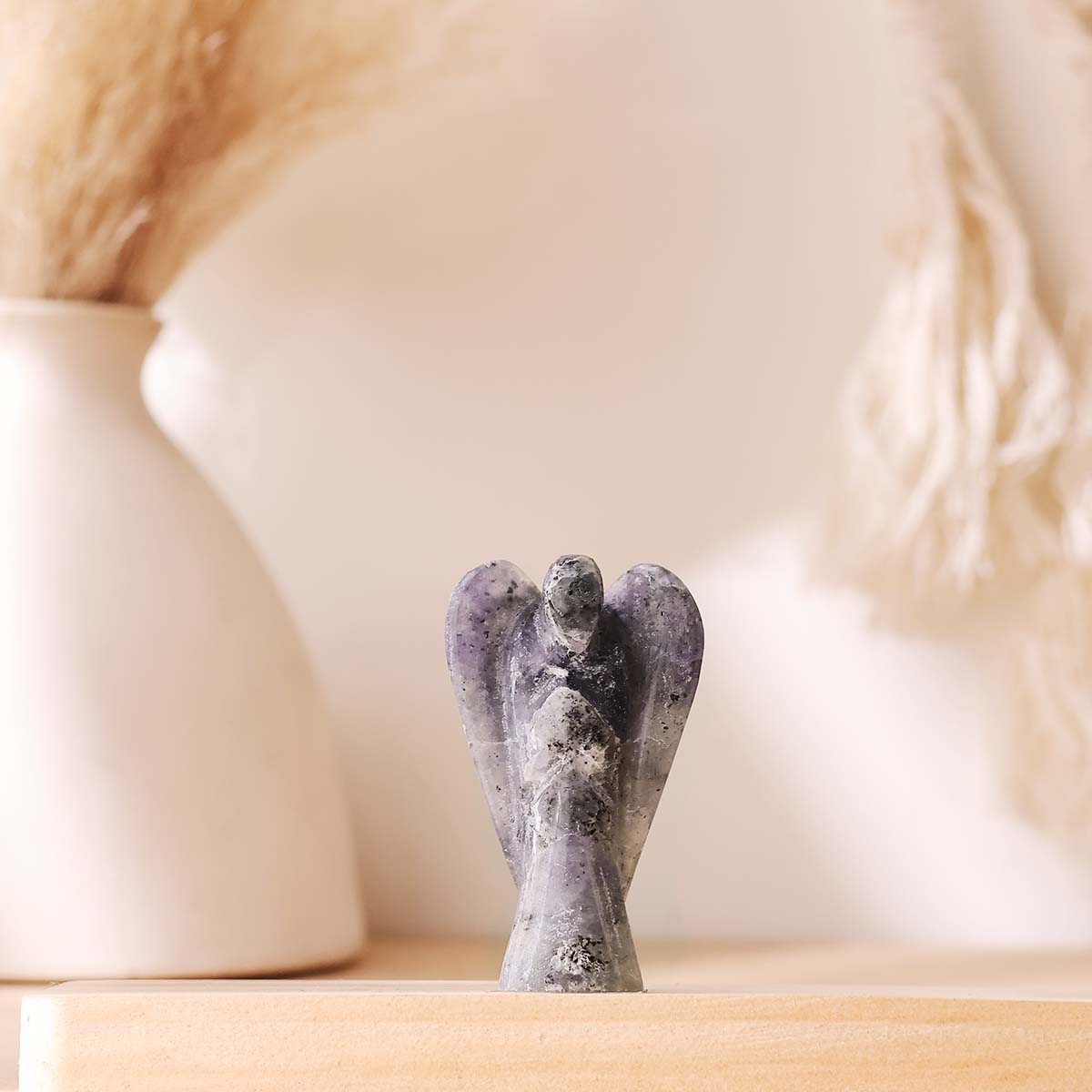 Iolite Angel 2 inch - Shubhanjali Store (2) Iolite Angel 2 inch