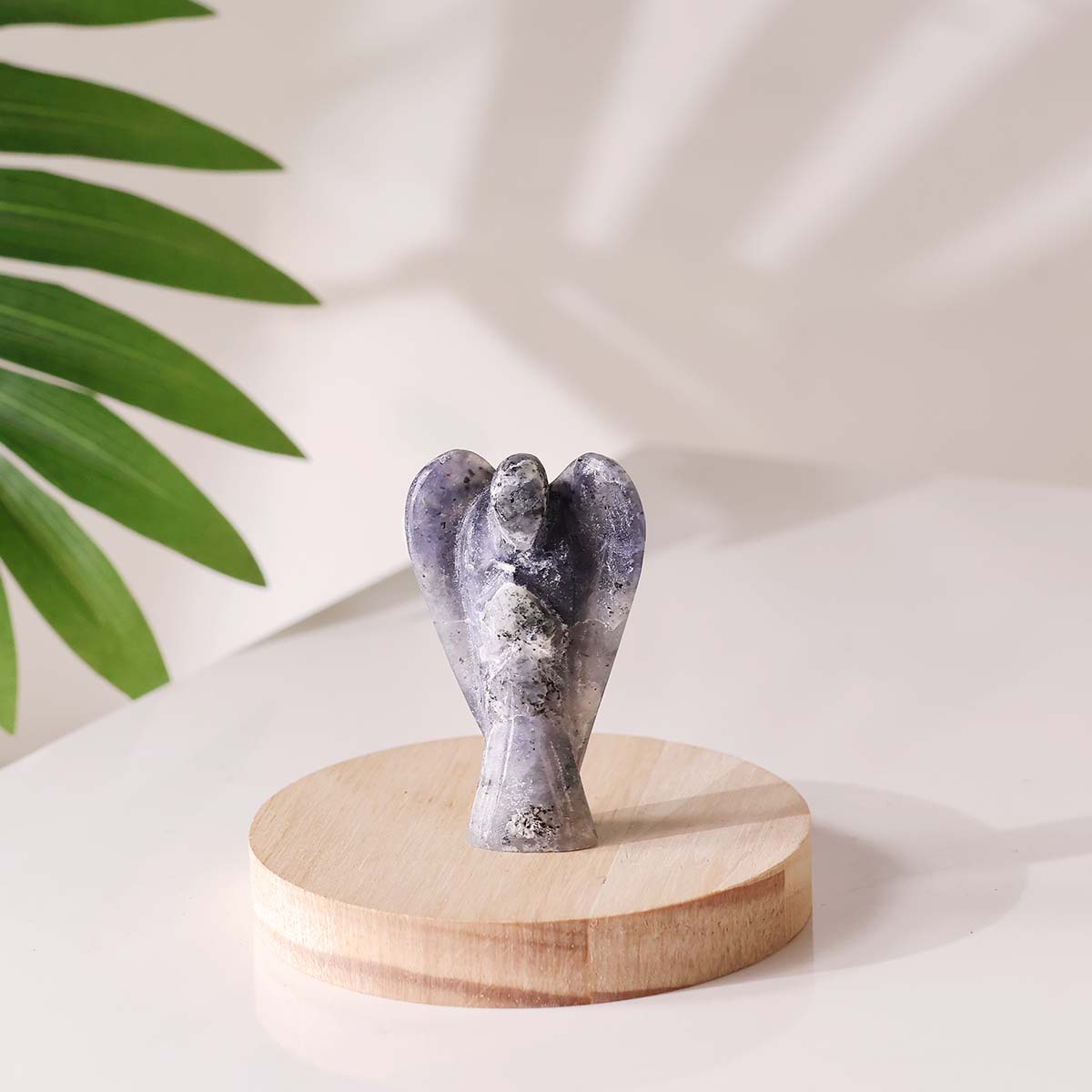 Iolite Angel 2 inch - Shubhanjali Store (4) Iolite Angel 2 inch