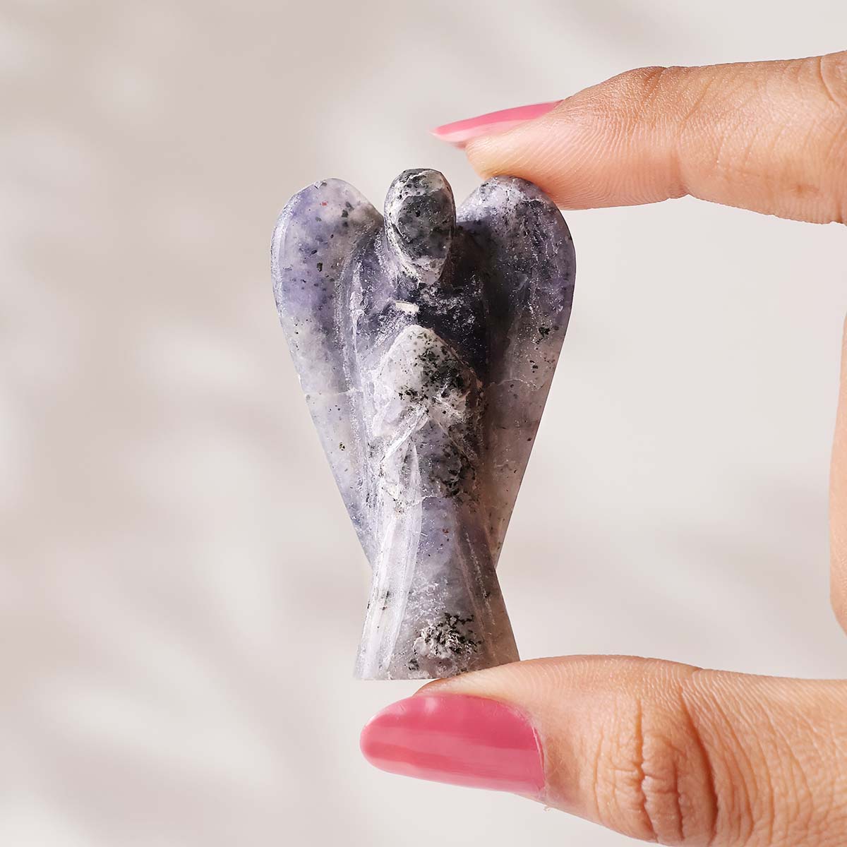 Iolite Angel 2 inch - Shubhanjali Store (6) Iolite Angel 2 inch