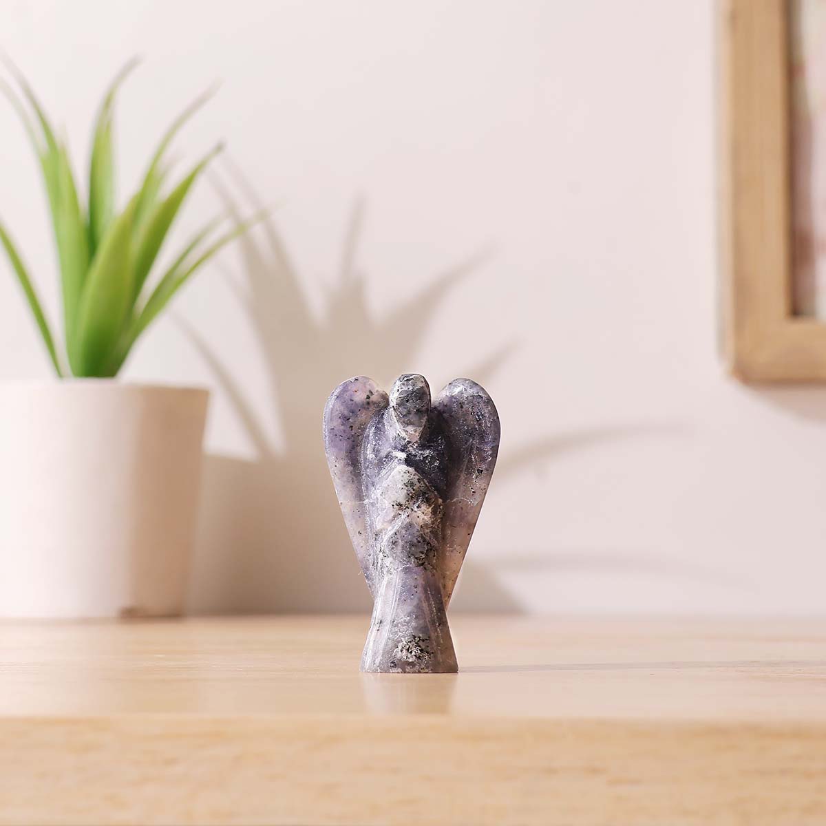 Iolite Angel 2 inch - Shubhanjali Store (9) Iolite Angel 2 inch