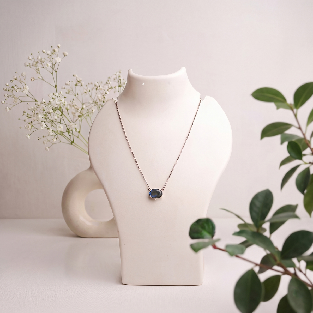 Labradorite Big Pendant Silver-Shubhanjali (5) labradorite big pendant silver