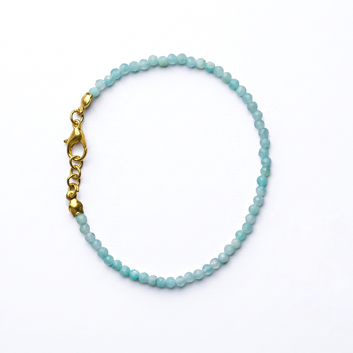 Larimar Faceted Bracelet 3mm- Shubhanjali Store (4) larimar faceted bracelet 3mm