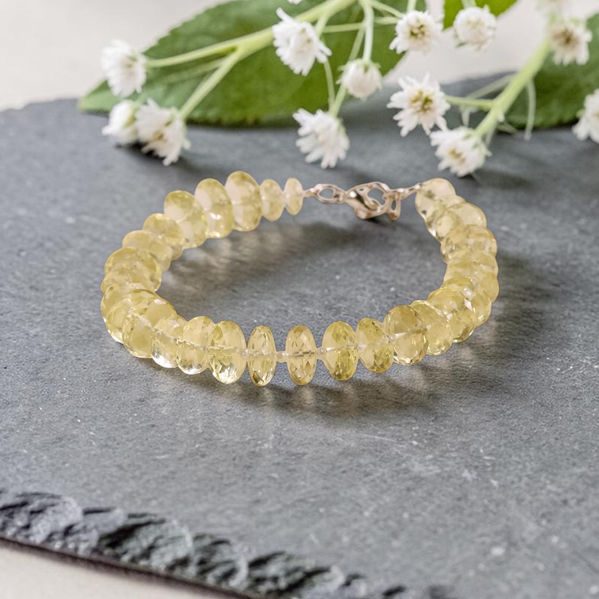 Lemon Quartz Bati Faceted Big Bracelet-Shubhanjali Store (1) lemon quartz bati faceted big bracelet