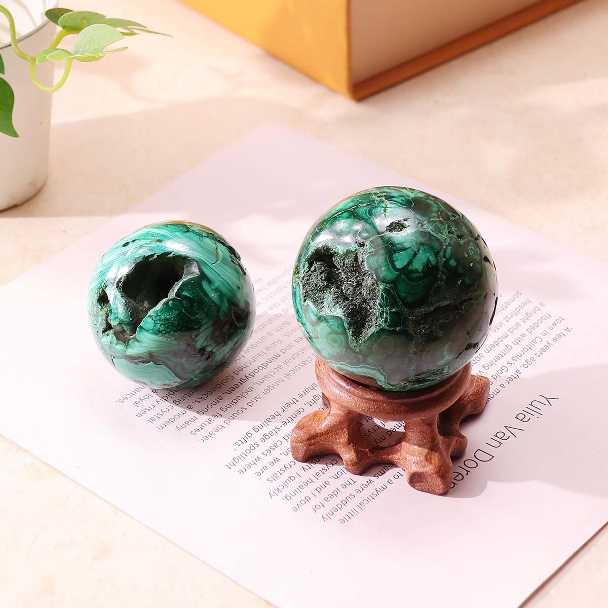 Malachite Druzy Ball (3)