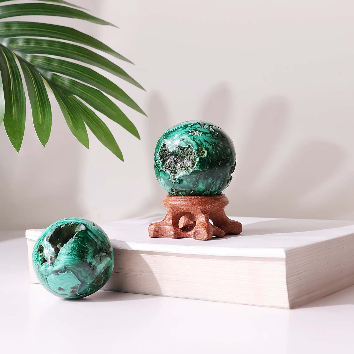 Malachite Druzy Ball (4)