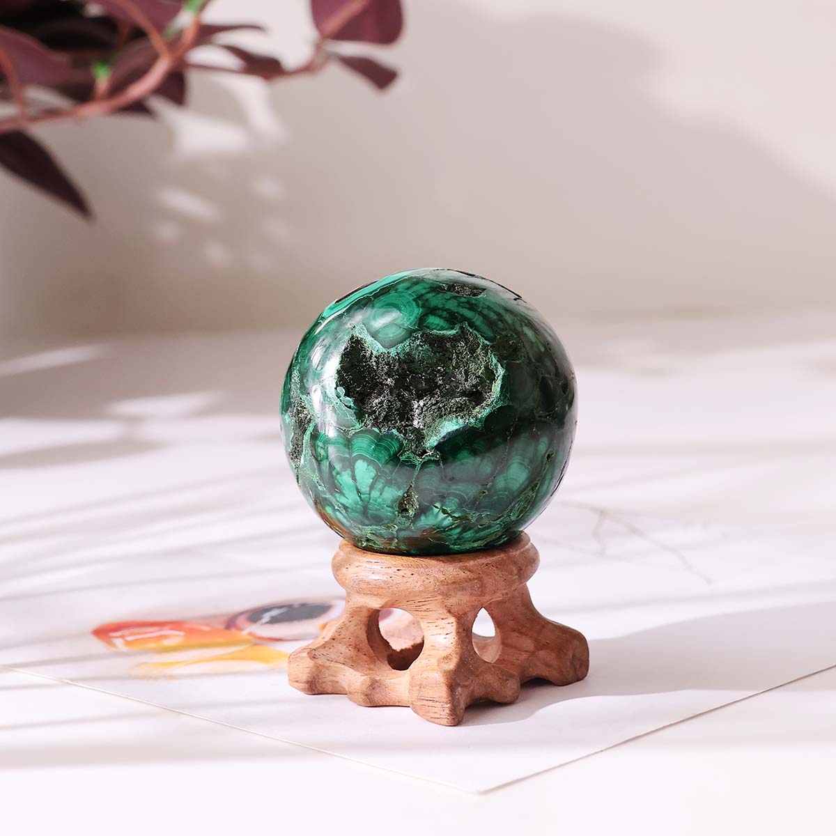 Malachite Druzy Ball (5)