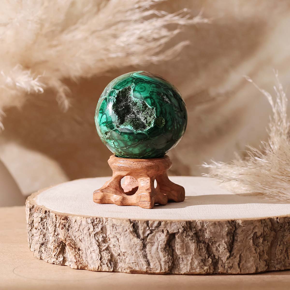 Malachite Druzy Ball (7)