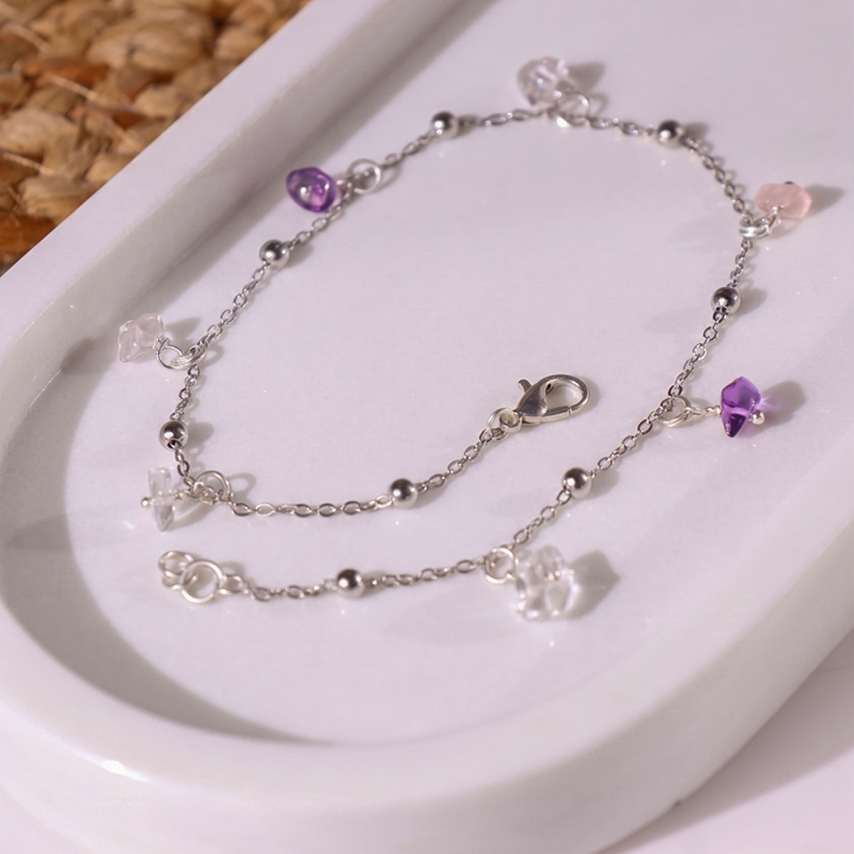 Mental Peace Calmness Chain Anklet-SHubhanjali Store (3) mental peace & calmness chain anklet