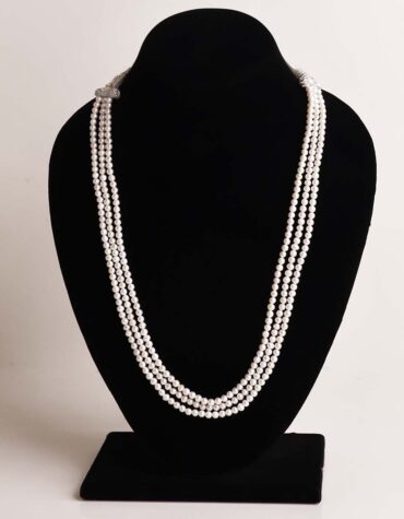 Mother Of Pearl 3 Layer Necklace-Shubhanjali Store
