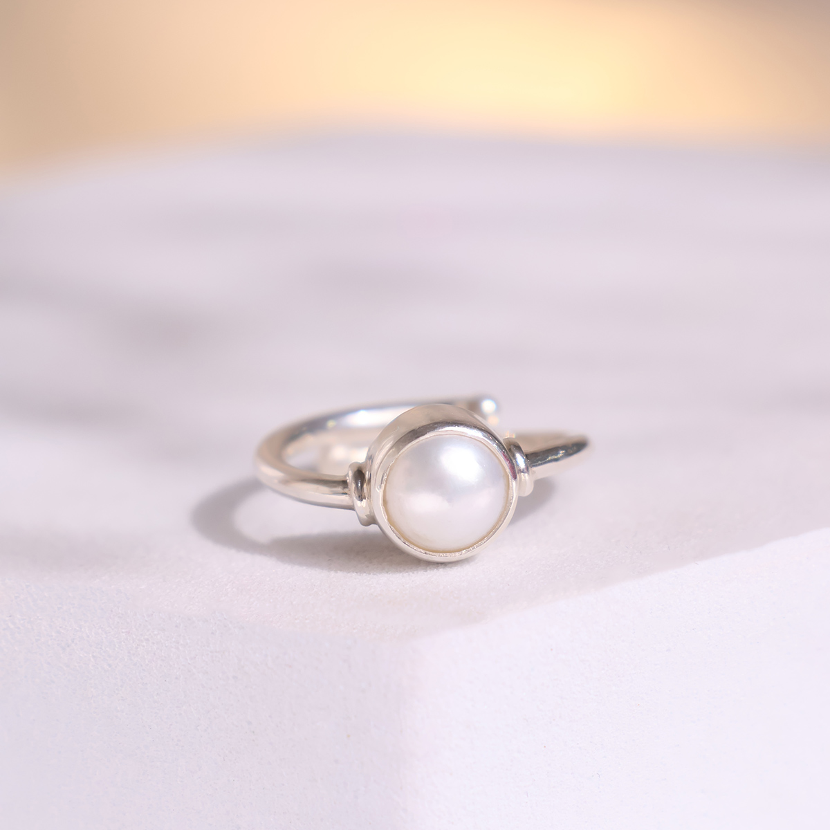 Mother Of Pearl Ring SIlver-Shubhanjali Store (2) mother of pearl ring silver
