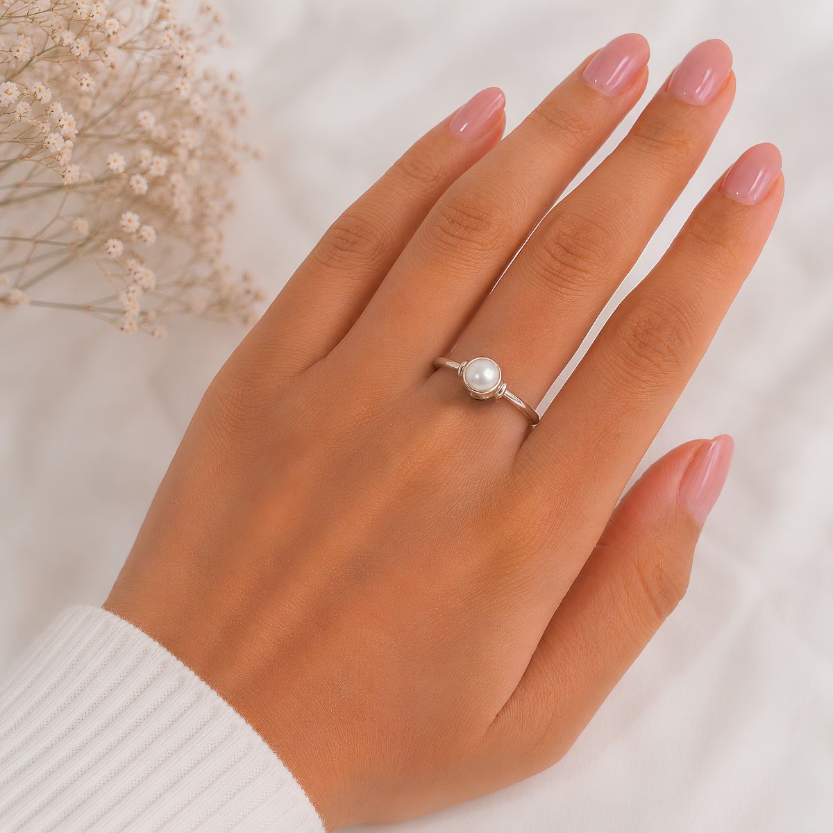 Mother Of Pearl Ring SIlverShubhanjali Store mother of pearl ring silver