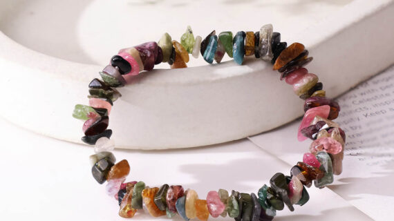 Multi Tourmaline Chips Beads HQ
