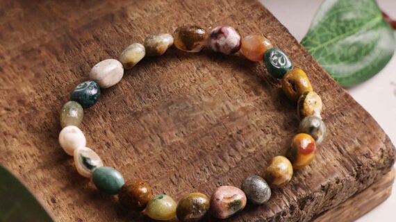 Ocean Jasper Small Tumble Bracelet