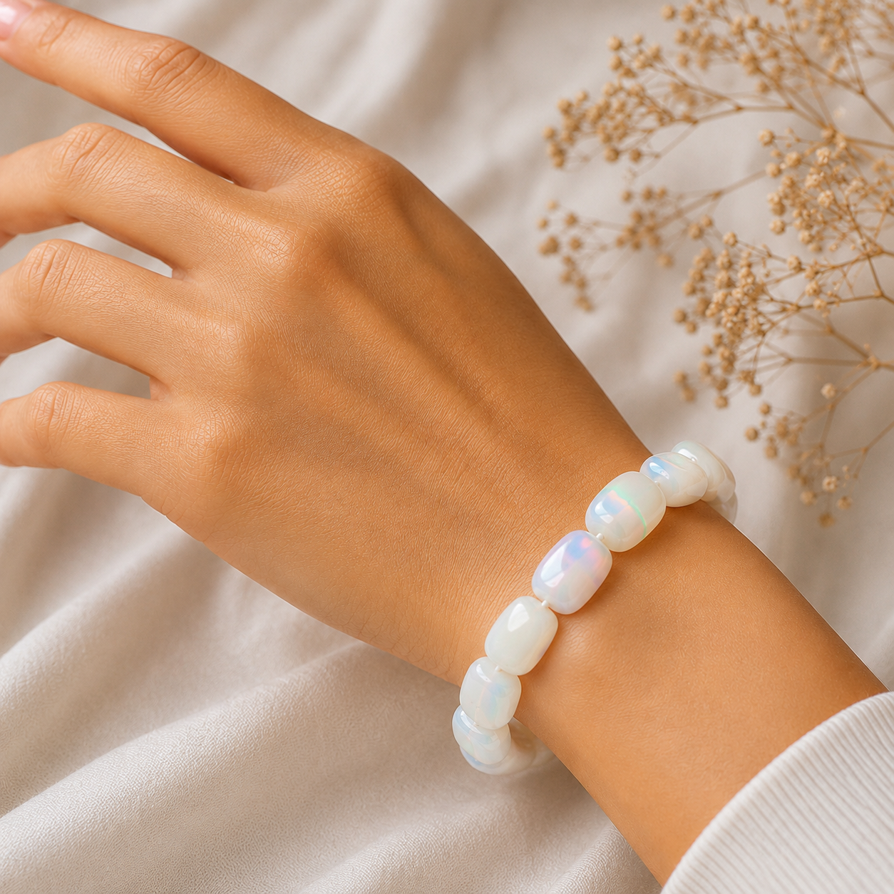 Opalite Tumble Bracelet opalite tumble bracelet