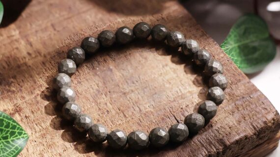 Pyrite Faceted Bracelet