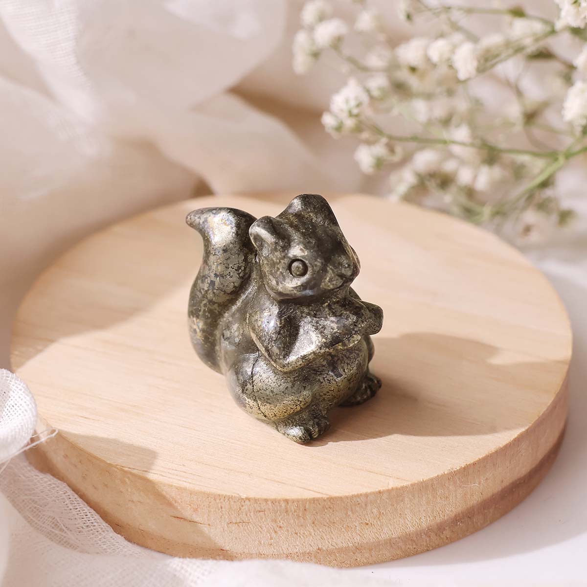 Pyrite Squirrel 1 Inch (9)