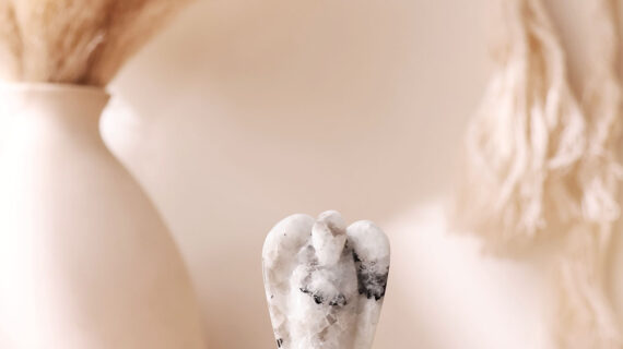 Rainbow Moonstone Angel 2 inch