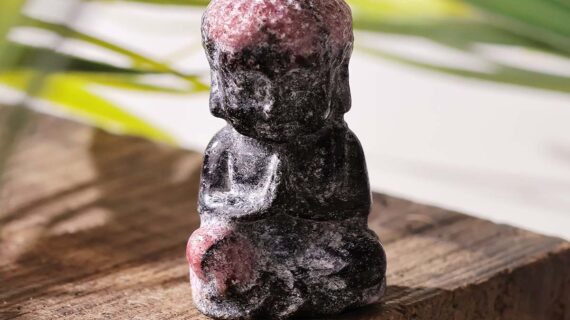 Rhodonite Baby Monk