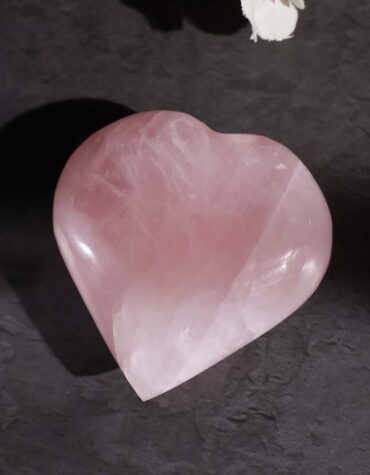 Rose Quartz Heart Medium-Shubhanjali Store