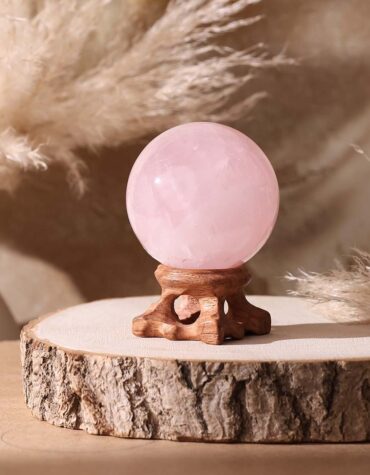 Rose Quartz Sphere-Shubhanjali Store