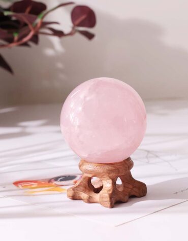 Rose Quartz Sphere-Shubhanjali Store