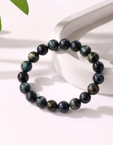blue tiger eye bracelet 10mm