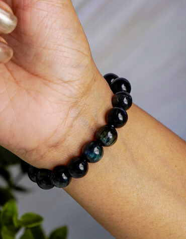 blue tiger eye bracelet 10mm