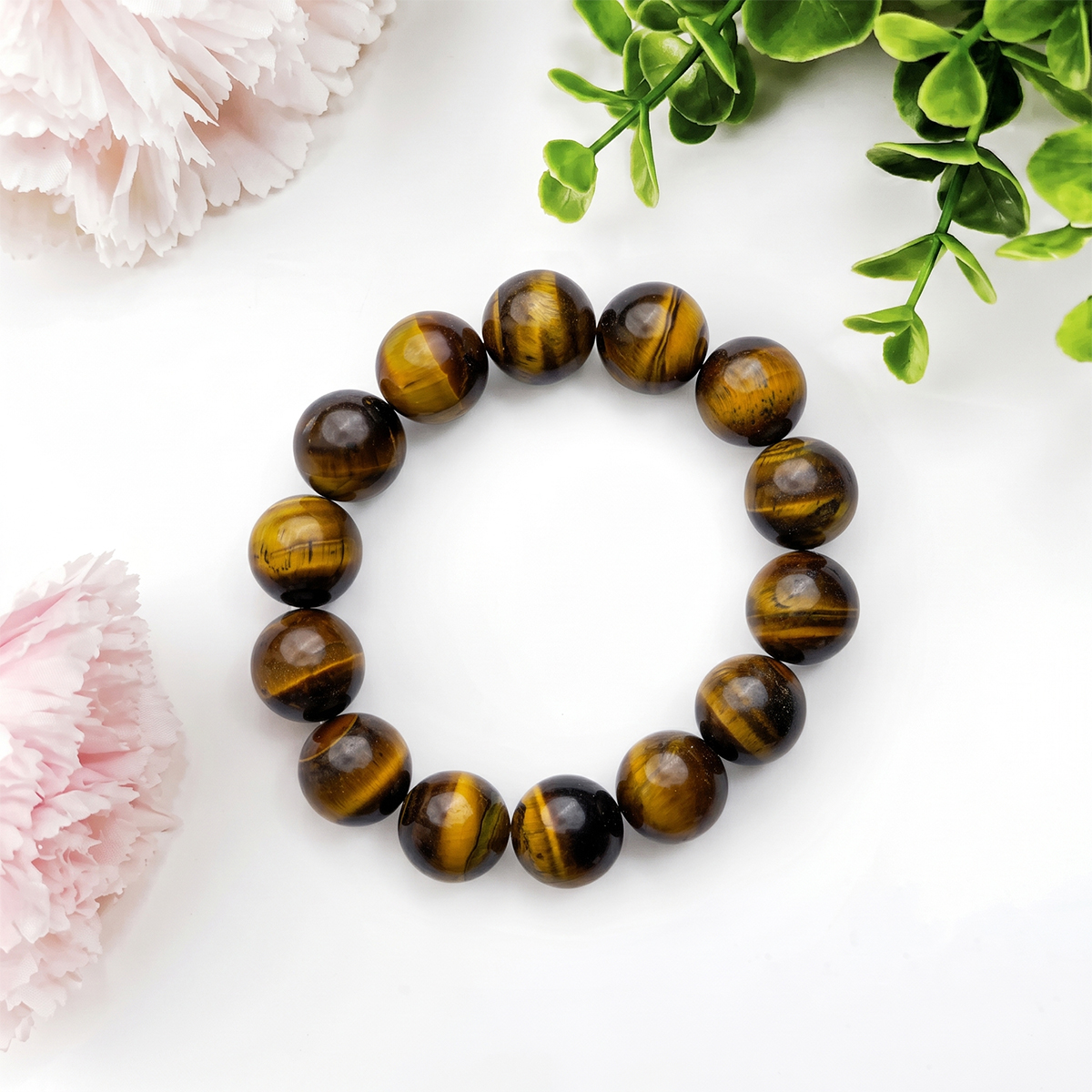 Tiger Eye Bracelet - Shubhanjali Store (1) tiger eye bracelet 14mm