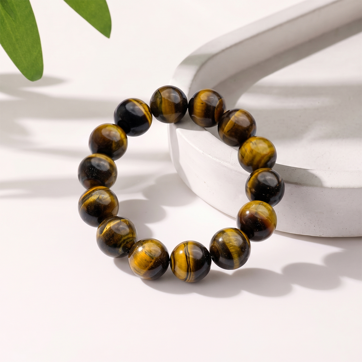 Tiger Eye Bracelet - Shubhanjali Store (2) tiger eye bracelet 14mm