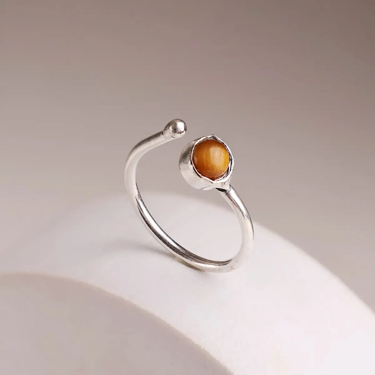 Tiger Eye Small Ring-Shubhanjali Store Tiger-Eye-Small-Ring-Shubhanjali-Store