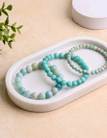 amazonite beads bracelet 6 mm