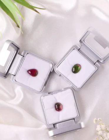 watermelon tourmaline cab