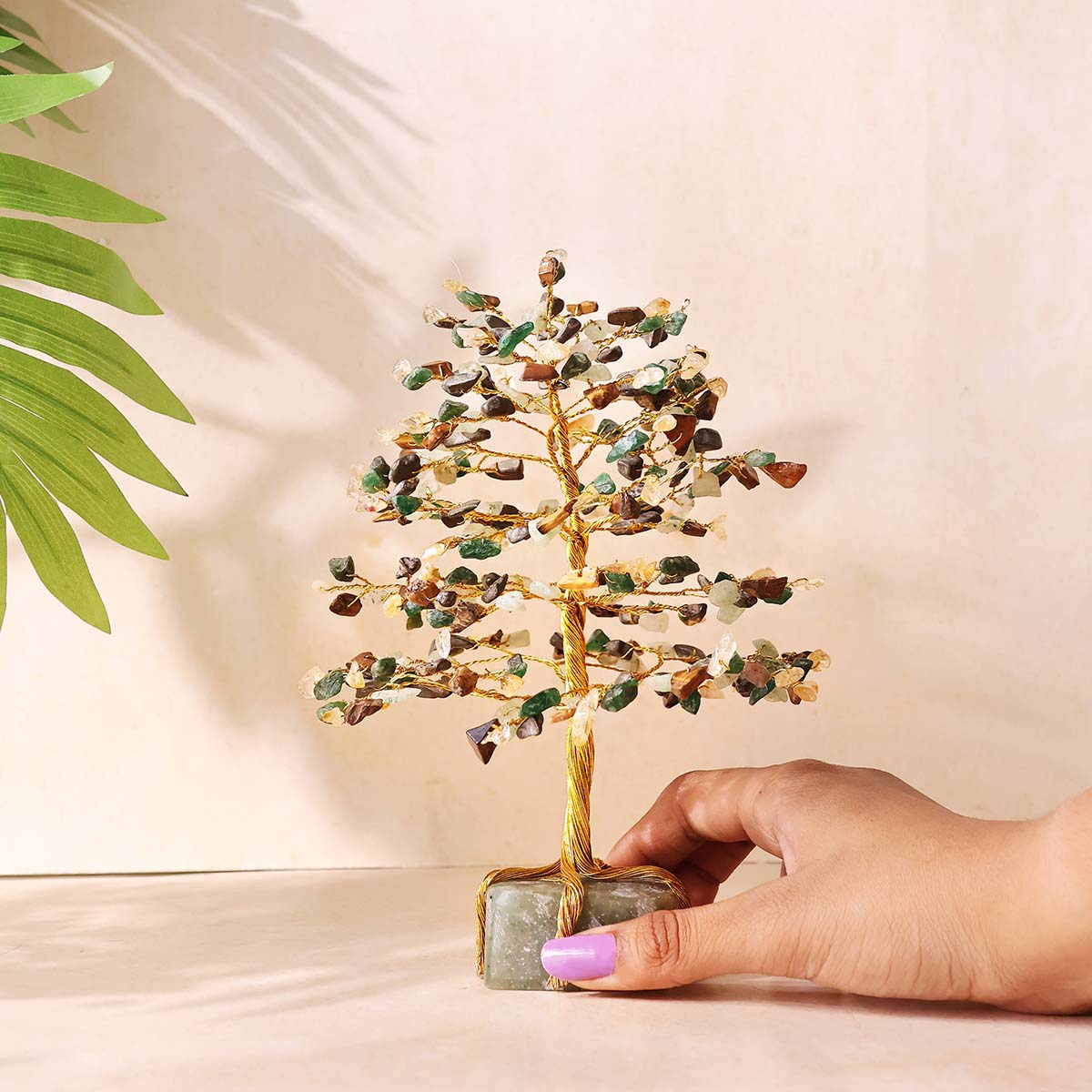 Wealth Tree 300B On Green Aventurine Raw (4)