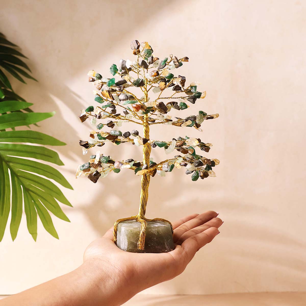 Wealth Tree 300B On Green Aventurine Raw (5)