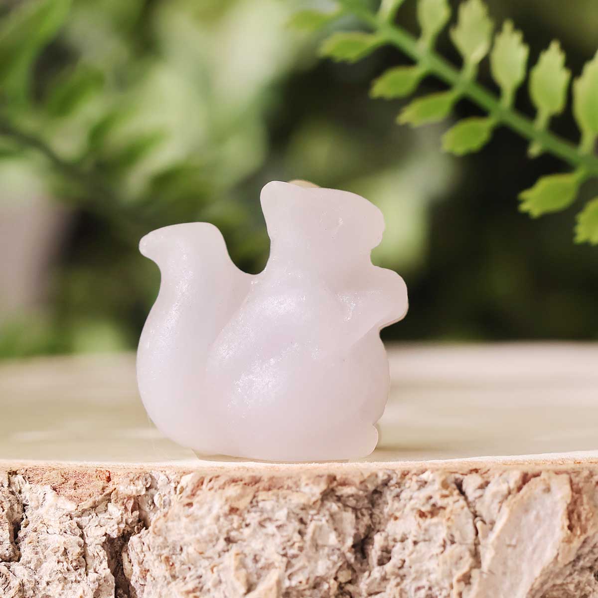 White Calcite Squirrel 1 Inch (2)