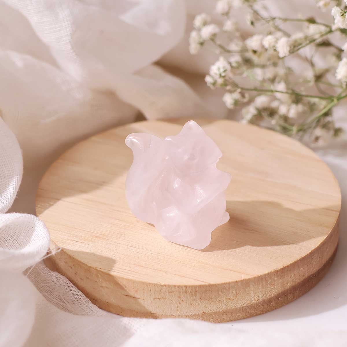 White Calcite Squirrel 1 Inch (3)