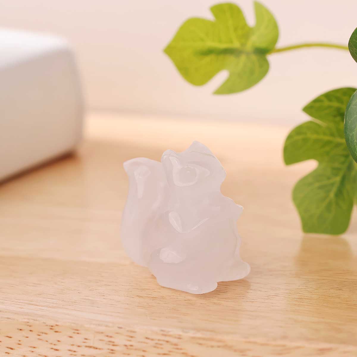 White Calcite Squirrel 1 Inch (4)