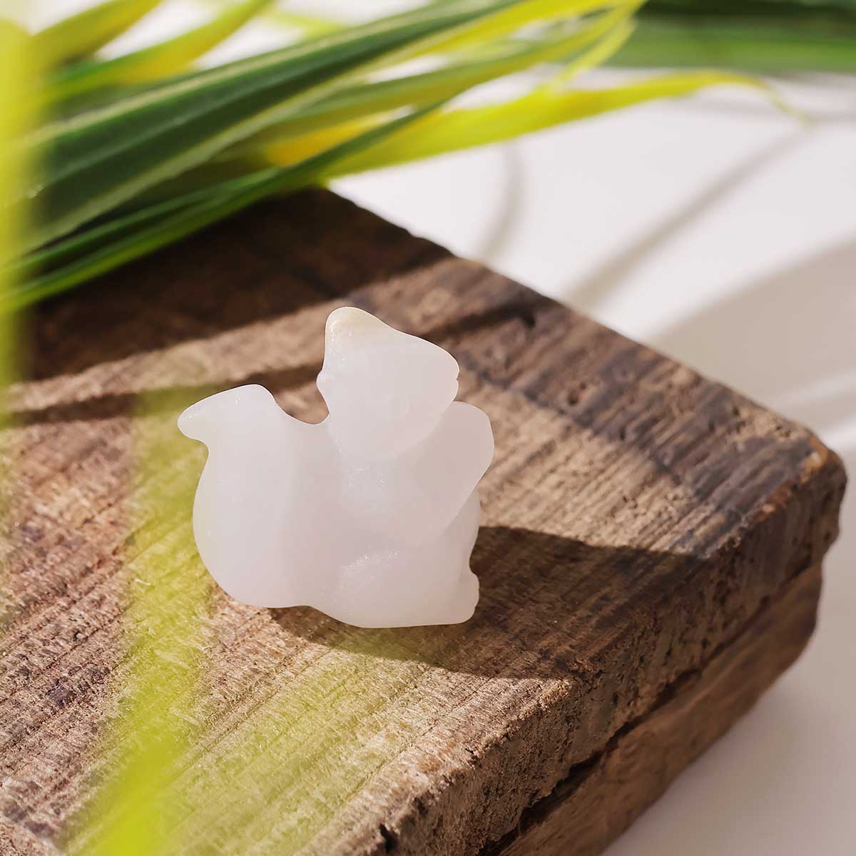White Calcite Squirrel 1 Inch (5)